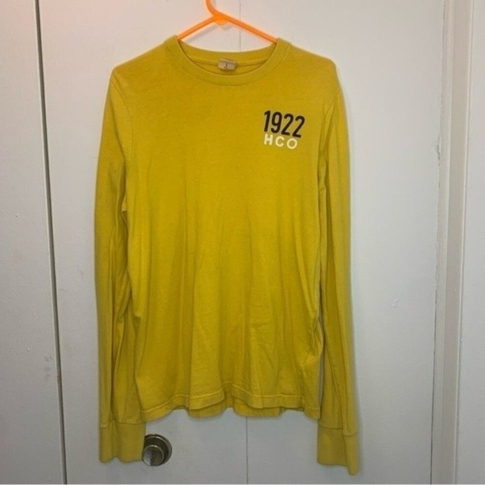 Hollister Yellow Long Sleeve Size Large